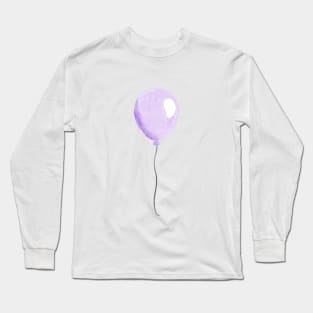 Cute purple balloon Long Sleeve T-Shirt